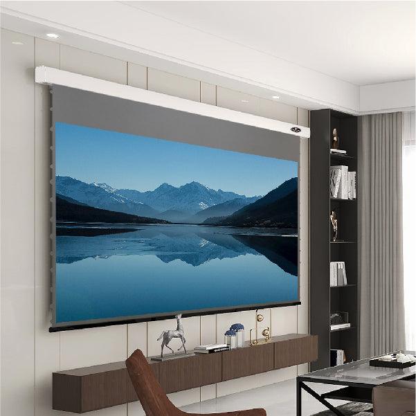 VIVIDSTORM 3D ALR Slimline Motorized Tension 3D(high gain) Obsidian Long Throw ALR Projector screen