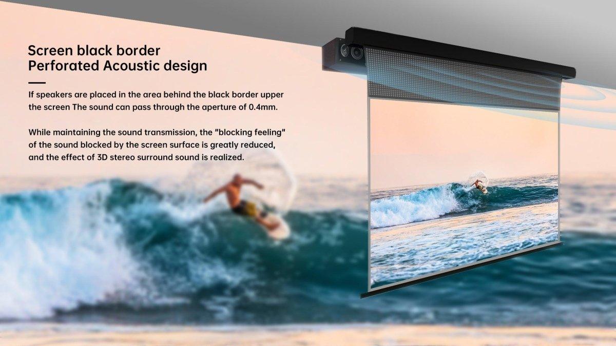 VIVIDSTORM PRO P Slimline Motorized Tension UST ALR Projector screen