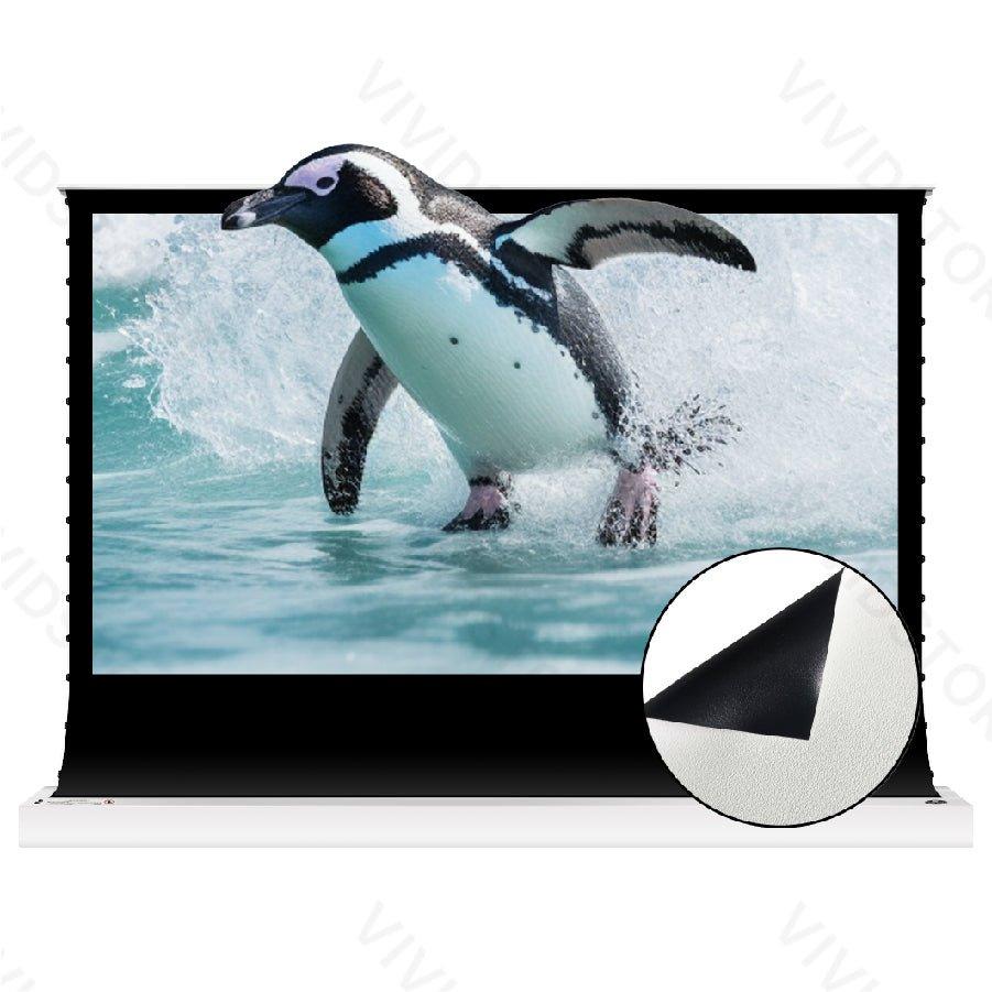 VIVIDSTORM TITAN Motorized Tension Floor Rising Projector screen-Giant size screen 160inch to 200inch