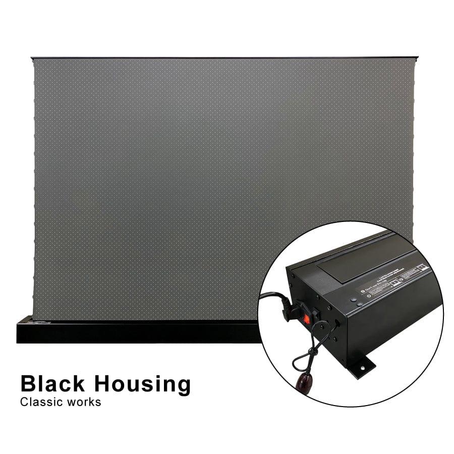 VIVIDSTORM S ALR P Motorized Tension Floor Rising Obsidian Long Throw ALR Perforated Projector screen