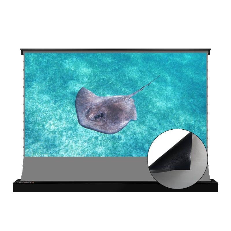 VIVIDSTORM S 3D ALR Motorized Tension Floor Rising 3D Obsidian Long Throw ALR(high gain) Projector screen