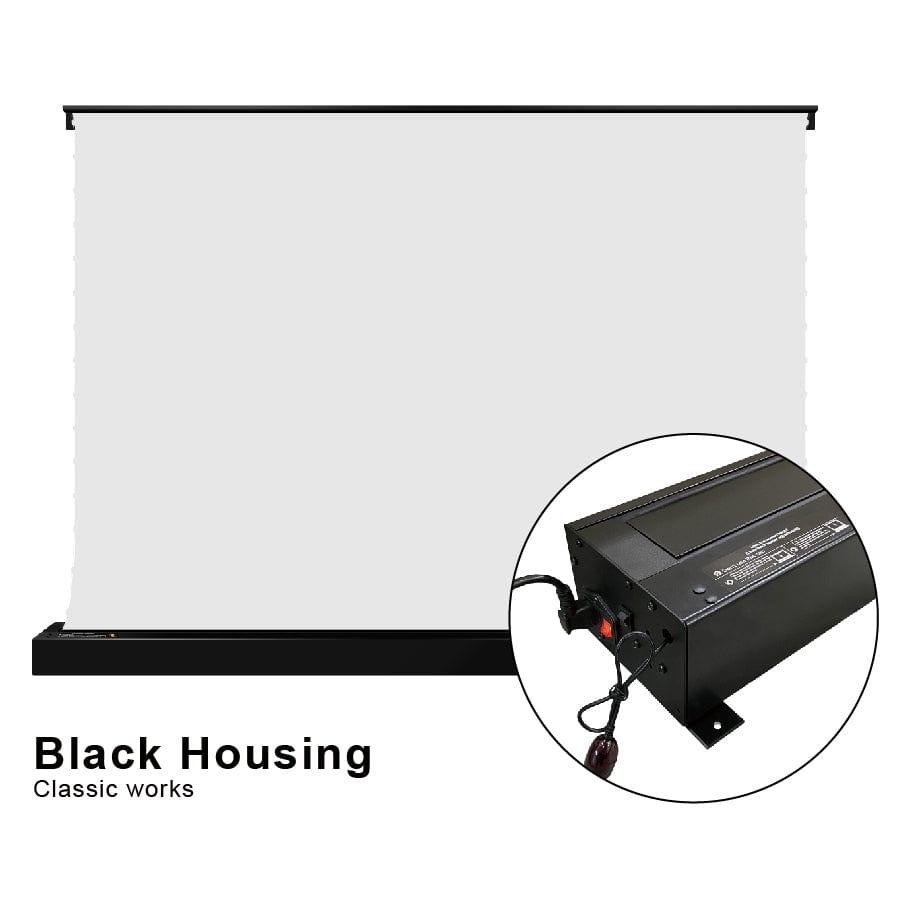 VIVIDSTORM S White Cinema Motorized Tension Floor Rising Projector screen