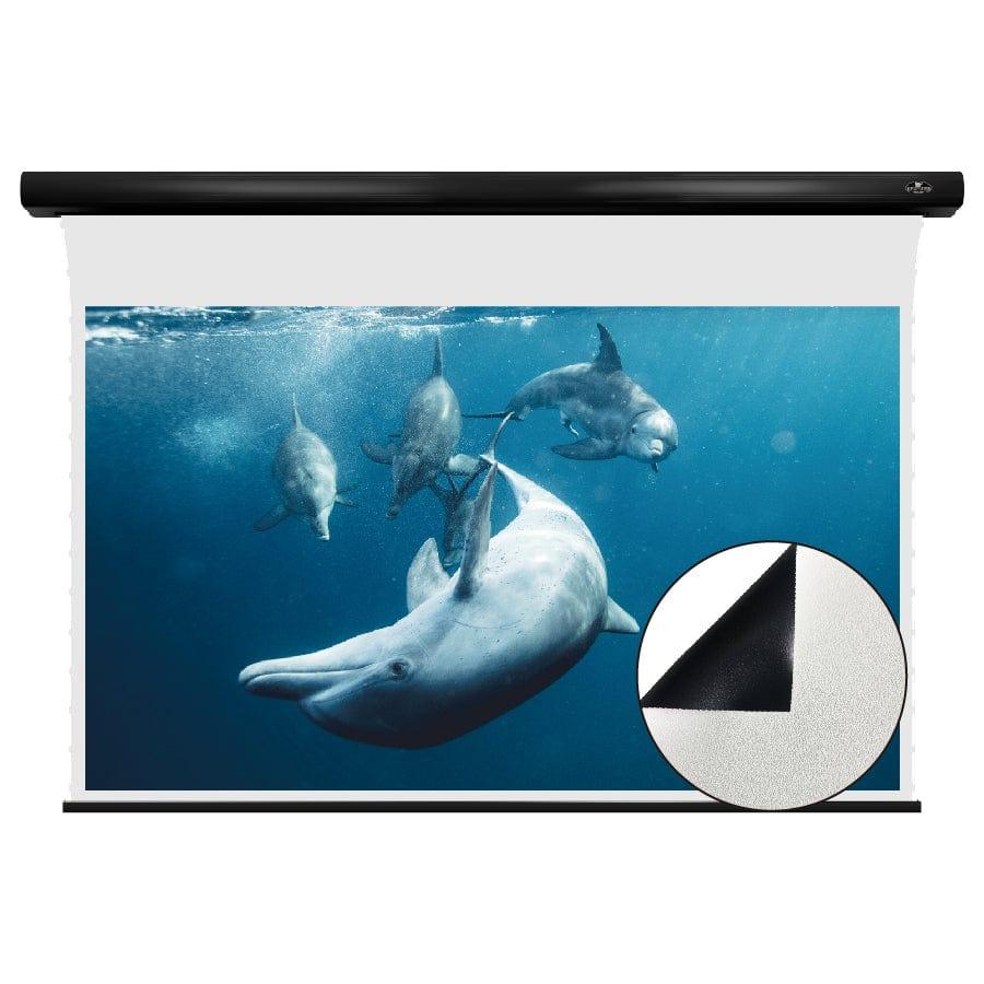 VIVIDSTORM White Cinema Slimline Motorized Tension Projector screen